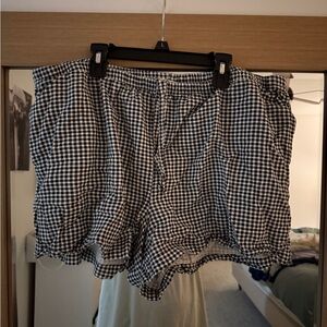 A New Day Target Linen Gingham Shorts